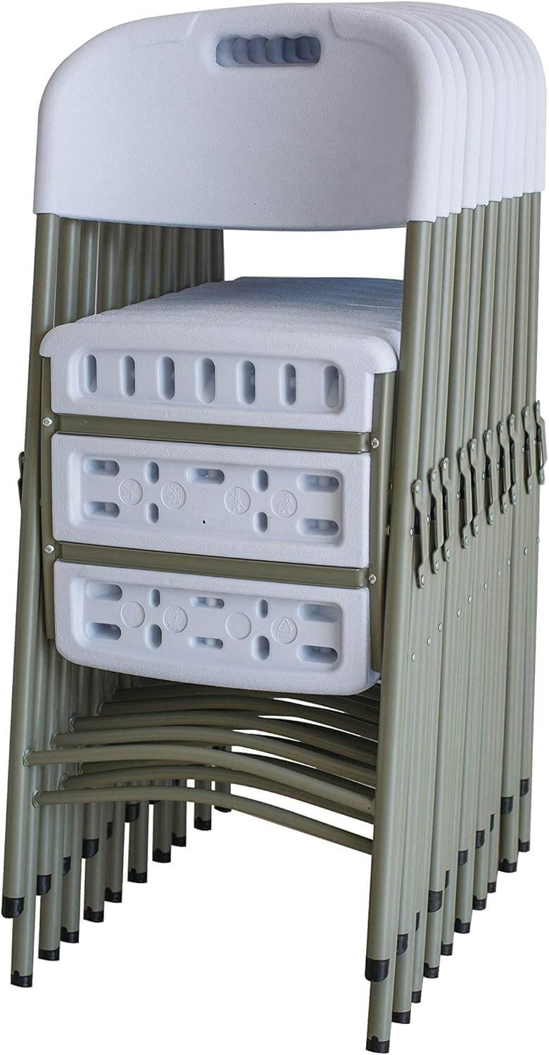 Blow Mold Folding Chair - Off-white