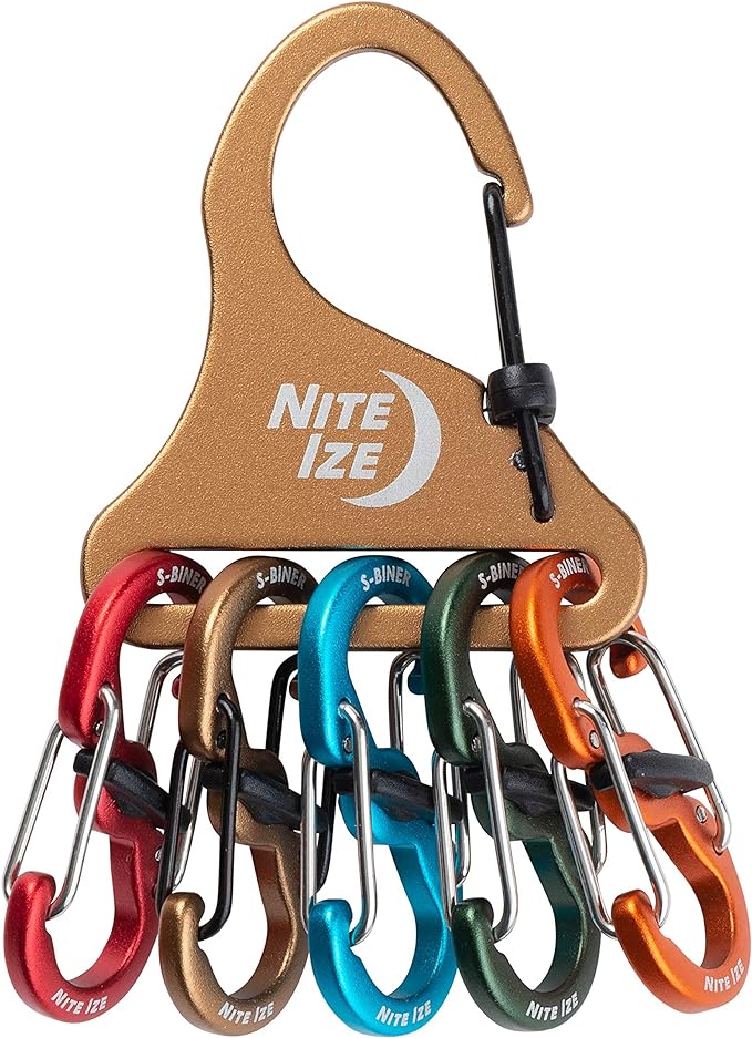 Nite Ize Keyrack Locker S-Biner Aluminum Key Holder