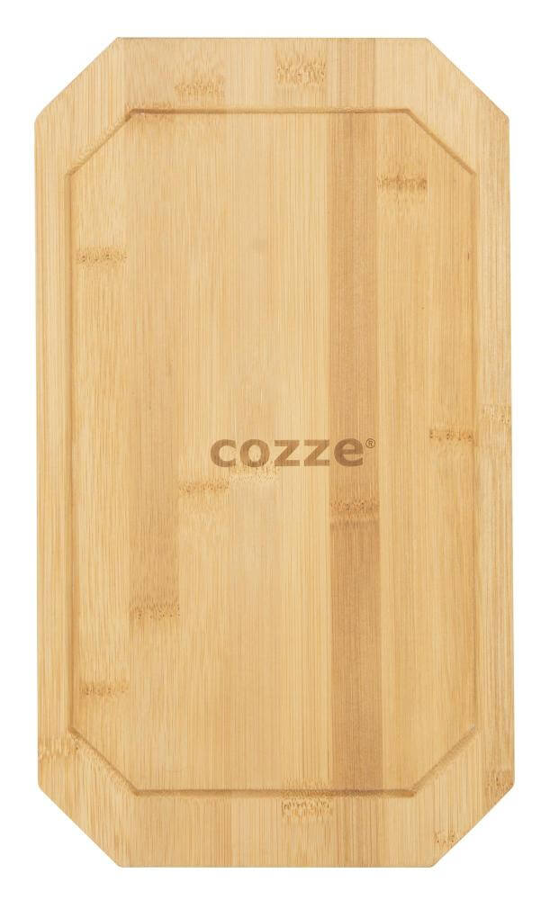 Reversible Cast Iron Pan with Wooden Tray