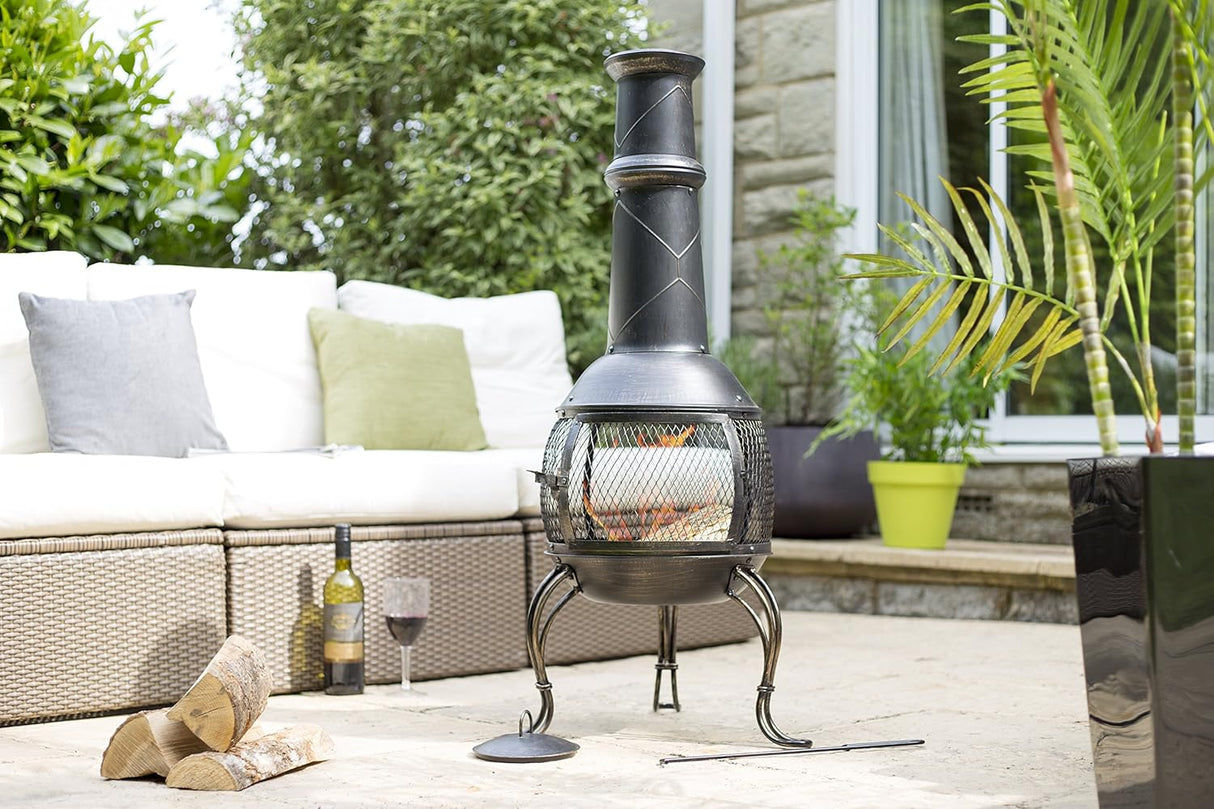 Large Leon Mesh Chimenea
