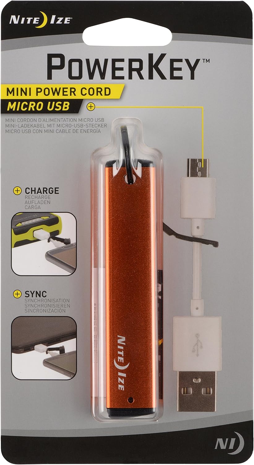 Nite Ize PowerKey Micro USB Mini Cable Keychain