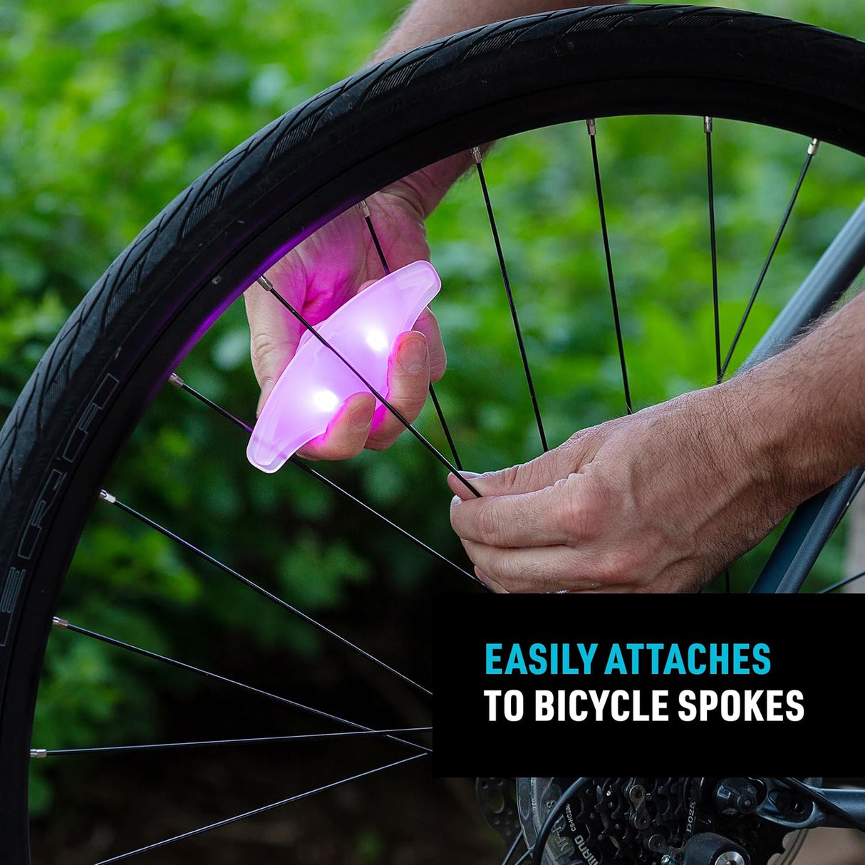 Nite Ize Spokelit Rechargeable LED Wheel Light Disc-O