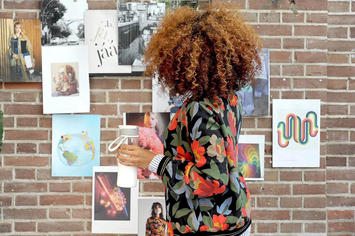 Enjoy Glass Water Bottle - 18 oz / 550 ml