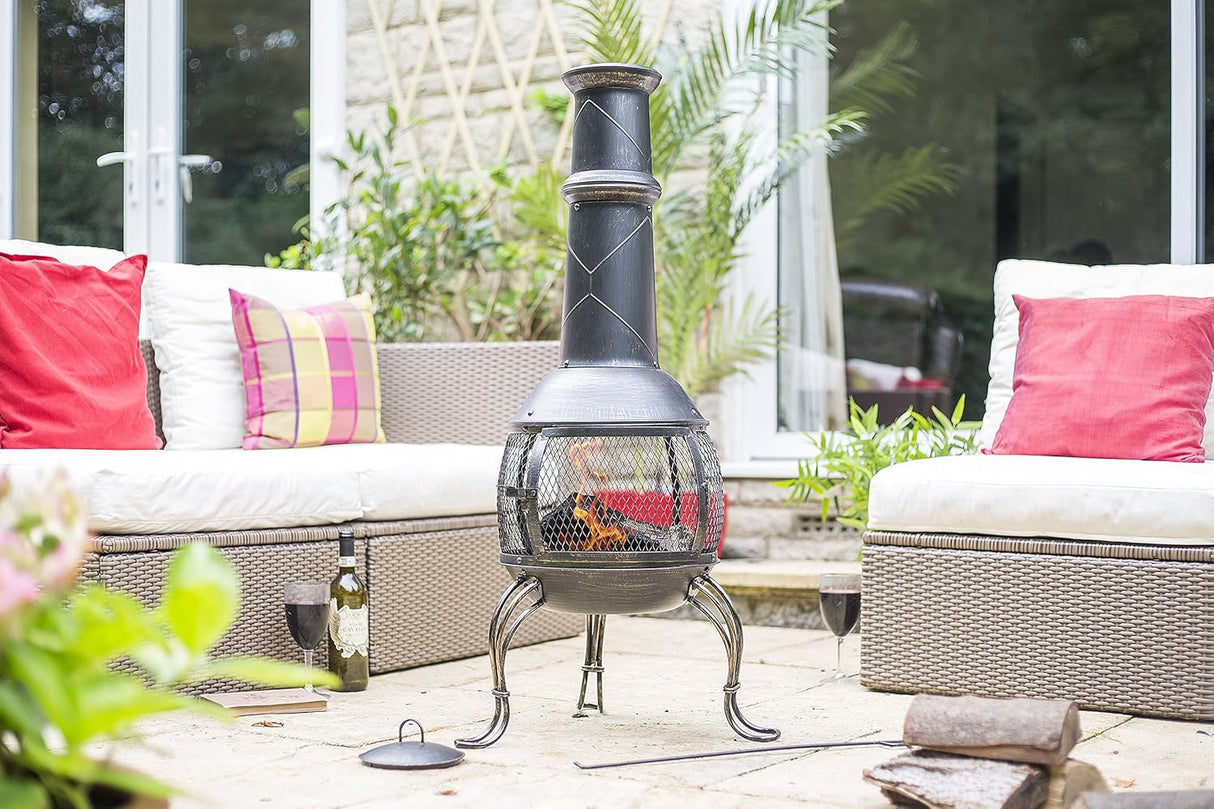 Large Leon Mesh Chimenea