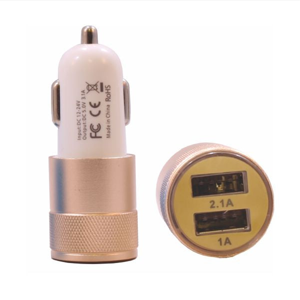 12V Cigarette Lighter with 2 USB 1A and 2A