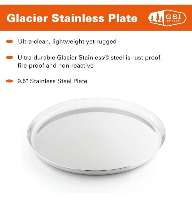Glacier Stainless Plate