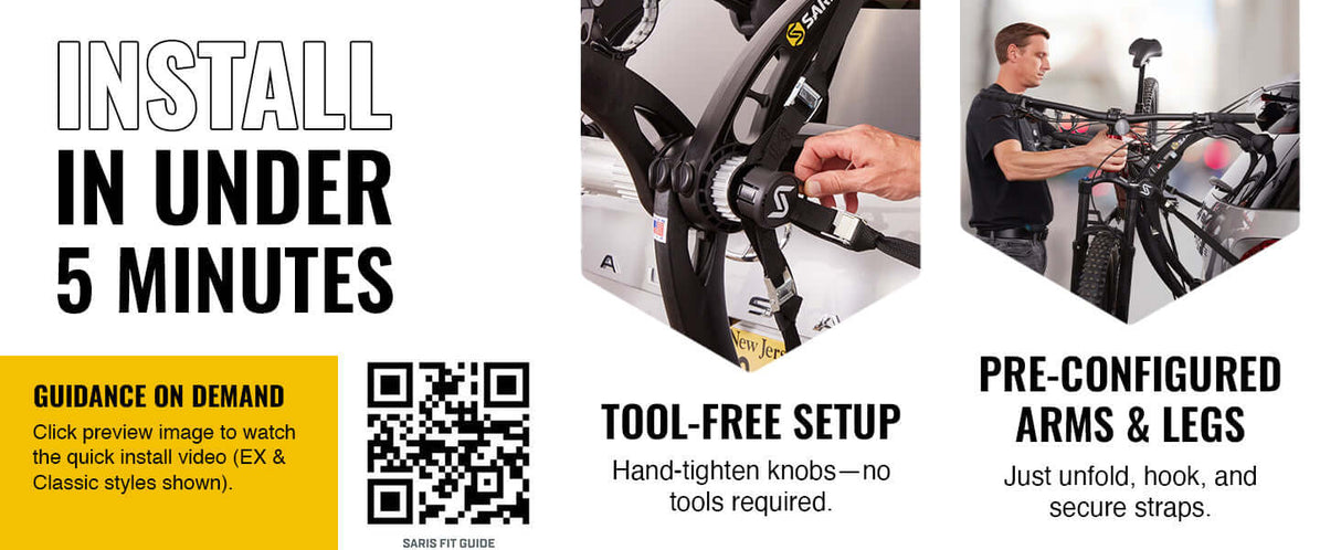 Bones EX 2-Bike Trunk Rack