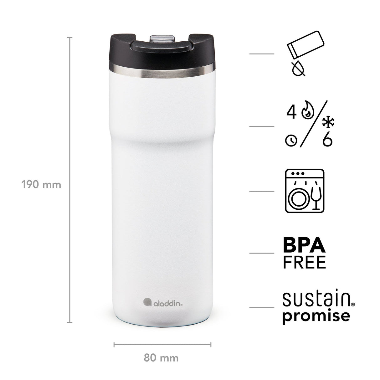 Java Thermavac Leak-Lock Mug - 16 oz / 470 ml