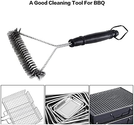 Barbeque Cleaning Brush with Scraper