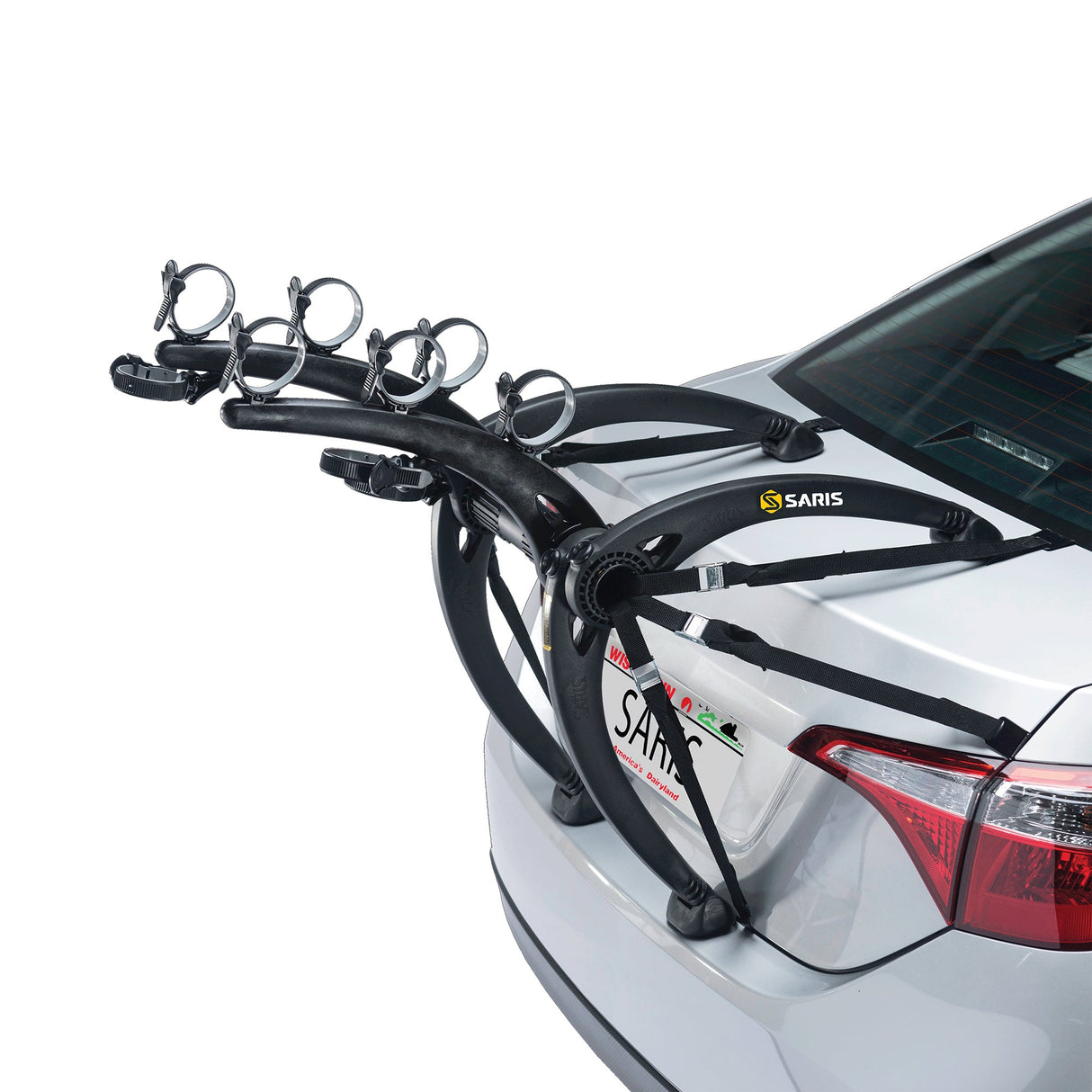 Saris Bones 3-Bike Trunk Rack Bicycle Car Carrier