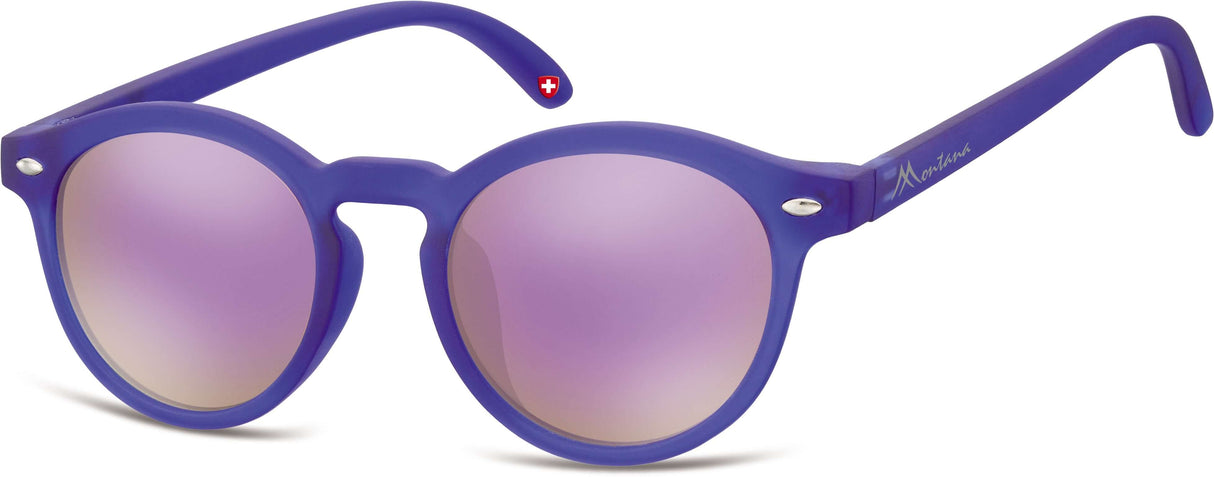 Revo Lenses Rubbertouch Sunglasses Round - Kids