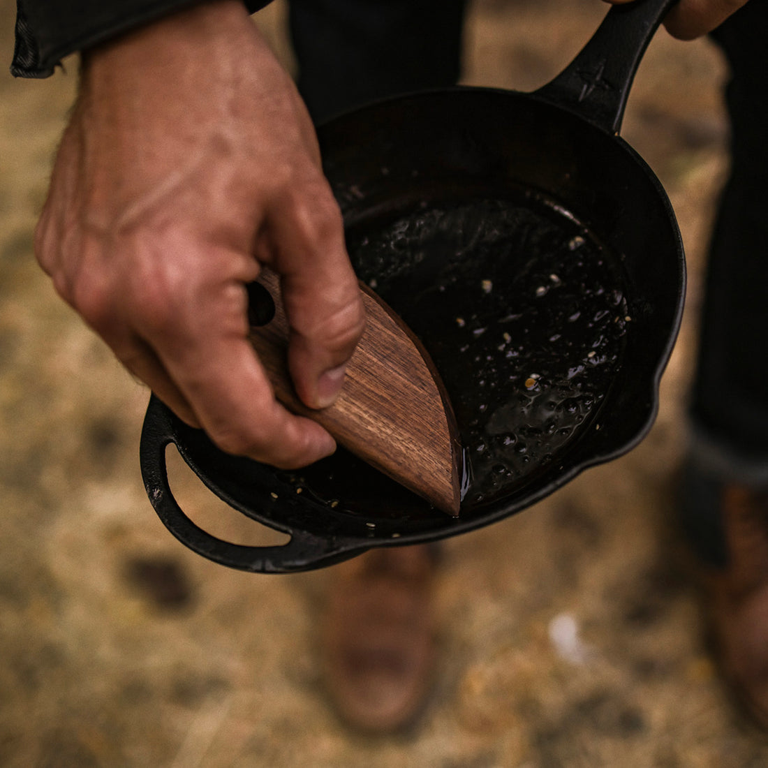 Cast Iron Walnut Scraper