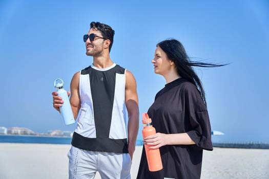 Black Sea Stainless Steel Water Bottle - 24 oz / 700 ml