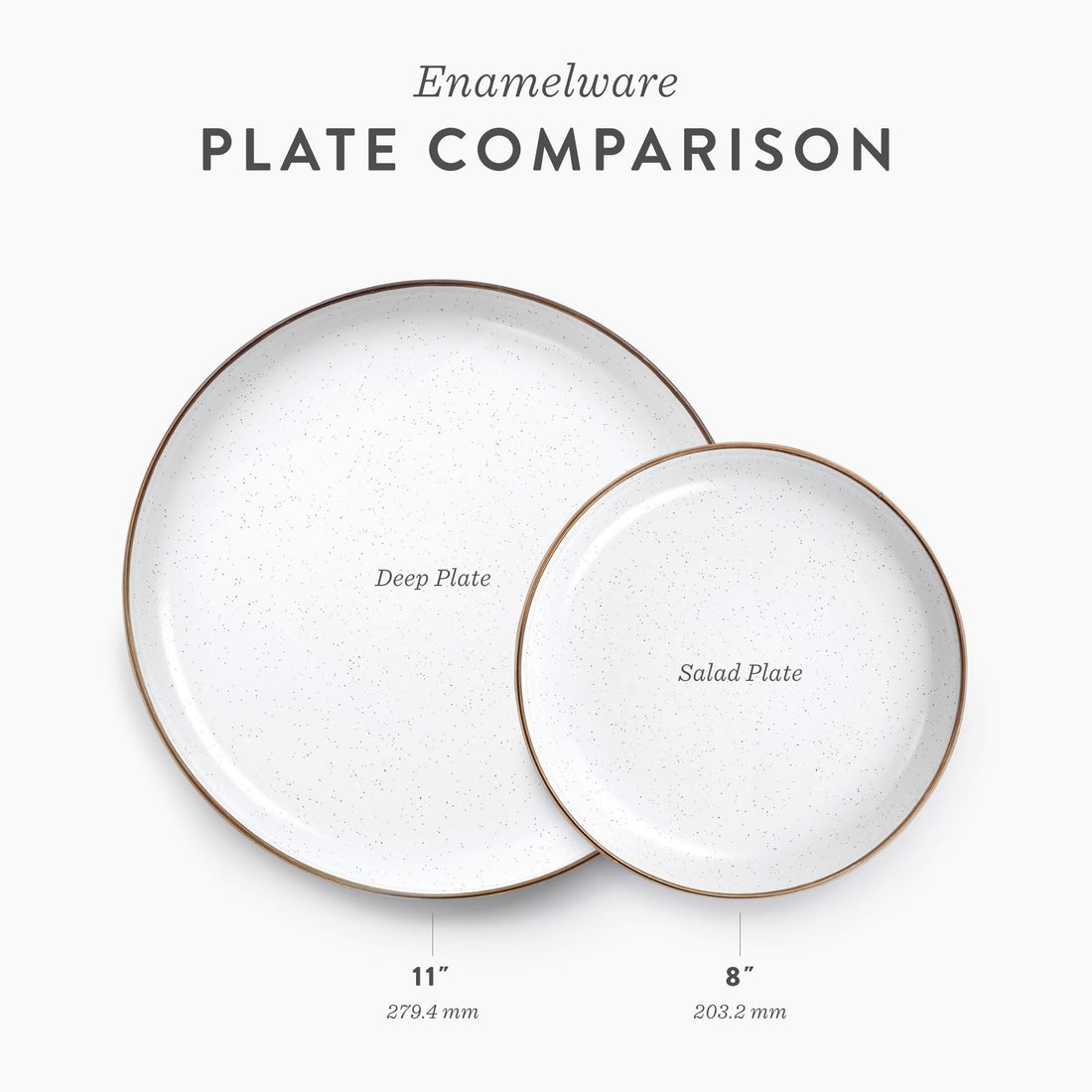 Enamelware Dining Collection - Eggshell (2 Sets)