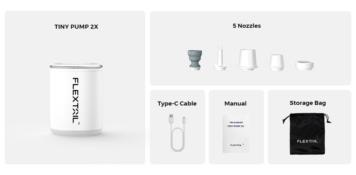 Flextail Tiny Pump 2X 3-in-1 Mini Inflator Lantern