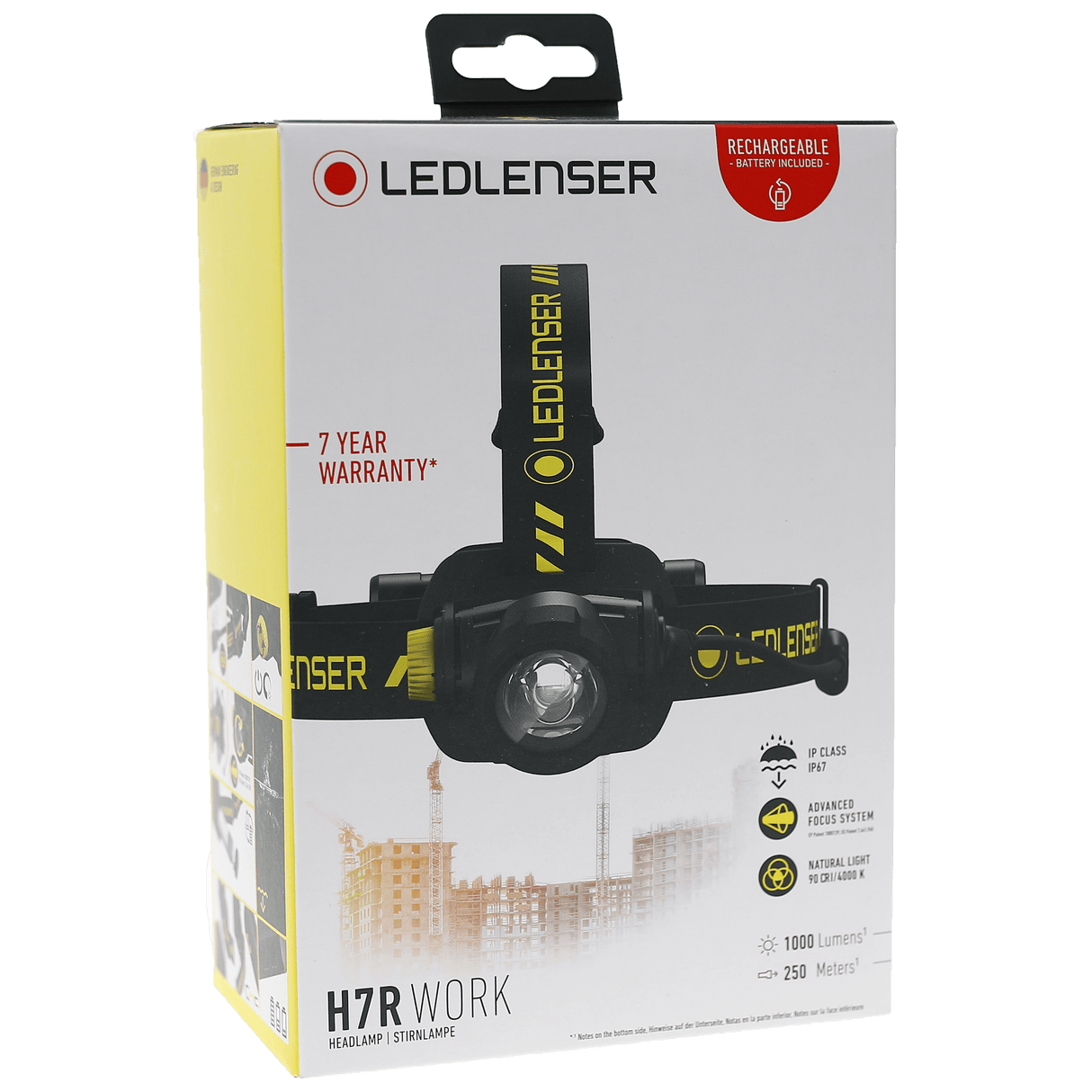 Ledlenser Headlamp H7R Work Rechargeable Light