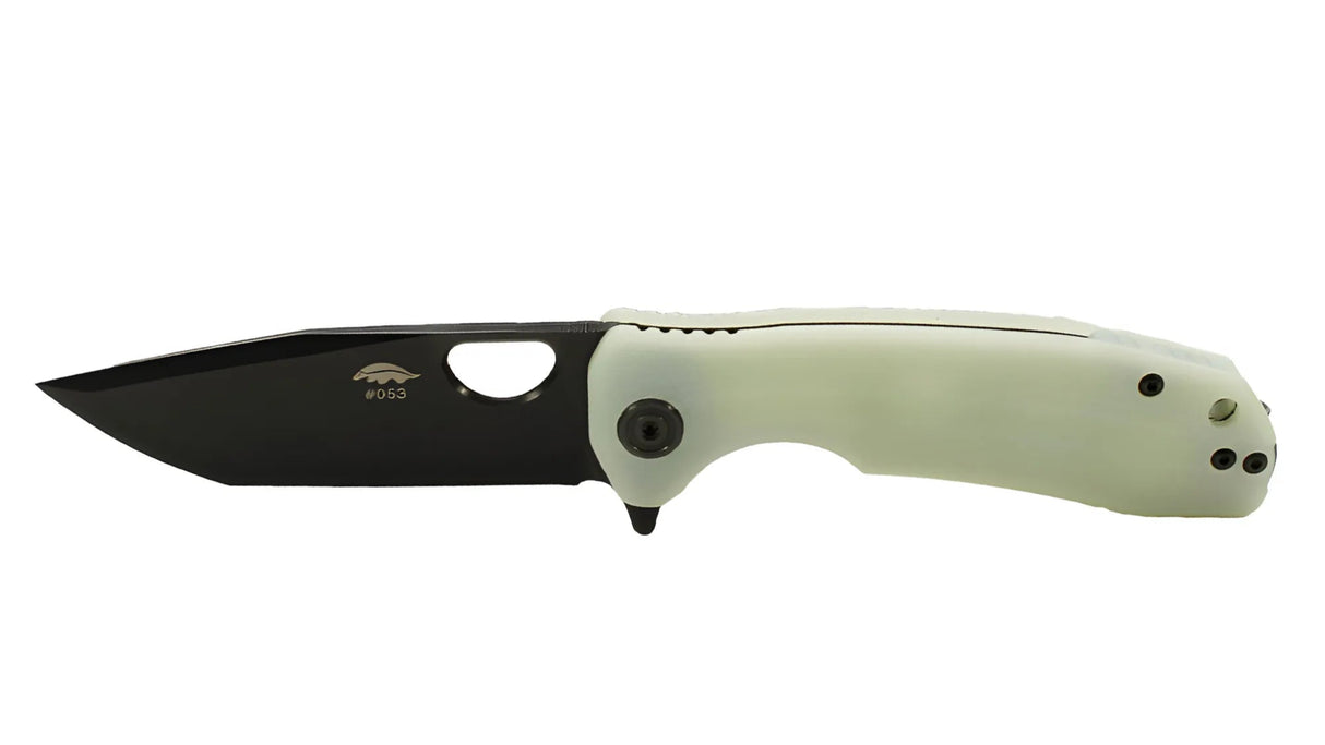 Limited Edition Tanto Black D2 Steel Jade Medium - G10 Knife