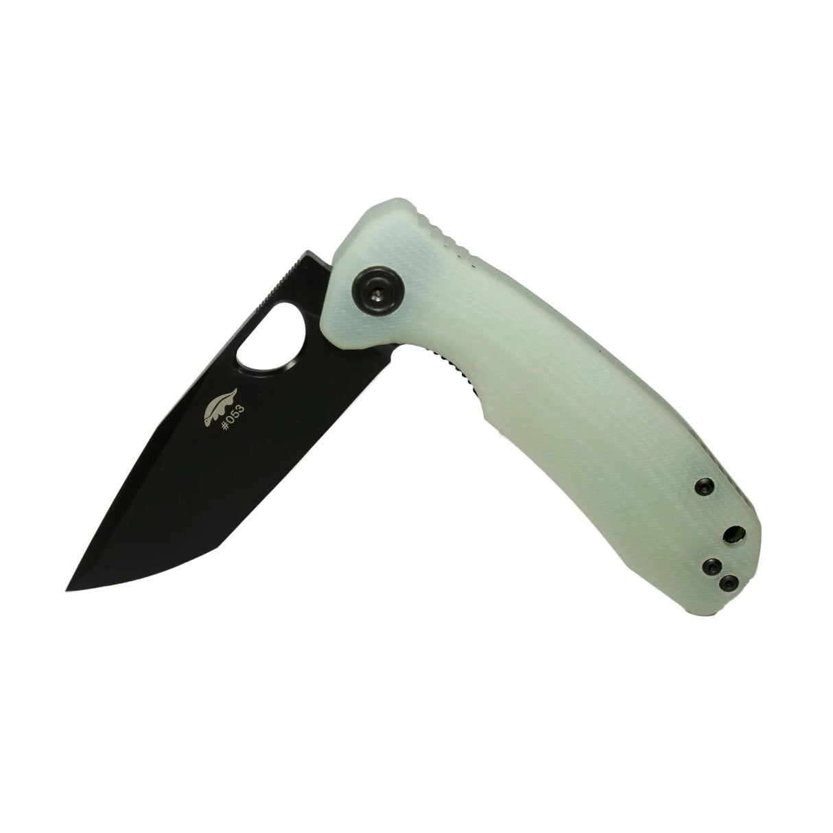 Limited Edition Tanto Black D2 Steel Jade Medium - G10 Knife