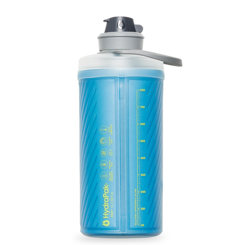 HydraPak Flux - 34 oz / 1 L - Tahoe Blue