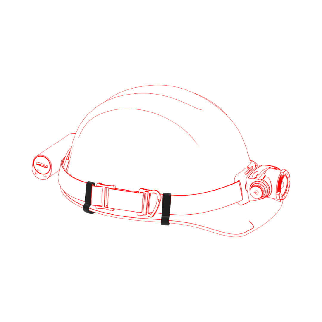 Helmet Band Fixing Clip Type A