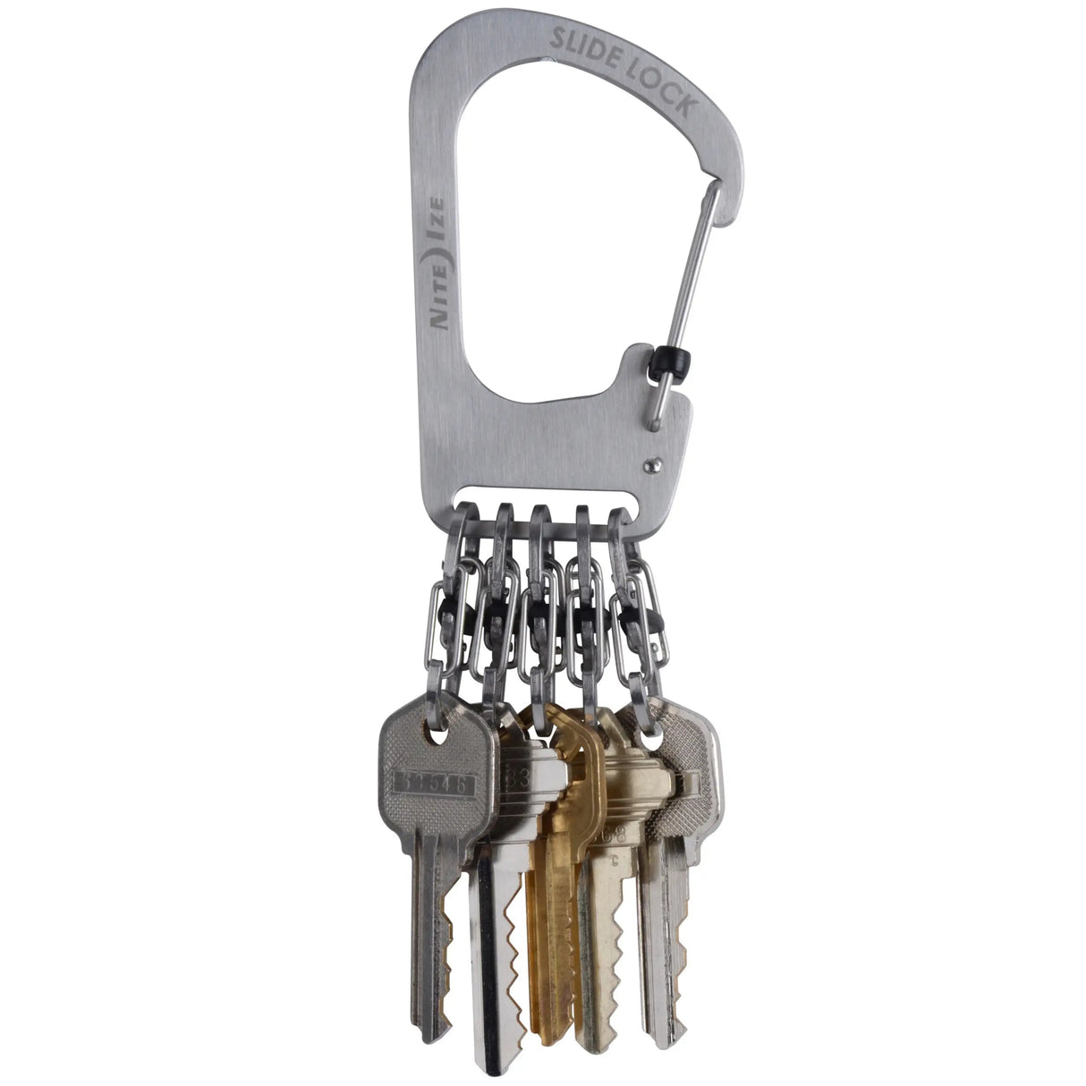 Nite Ize SlideLock Keyrack Locking Key Organizer with S-Biner
