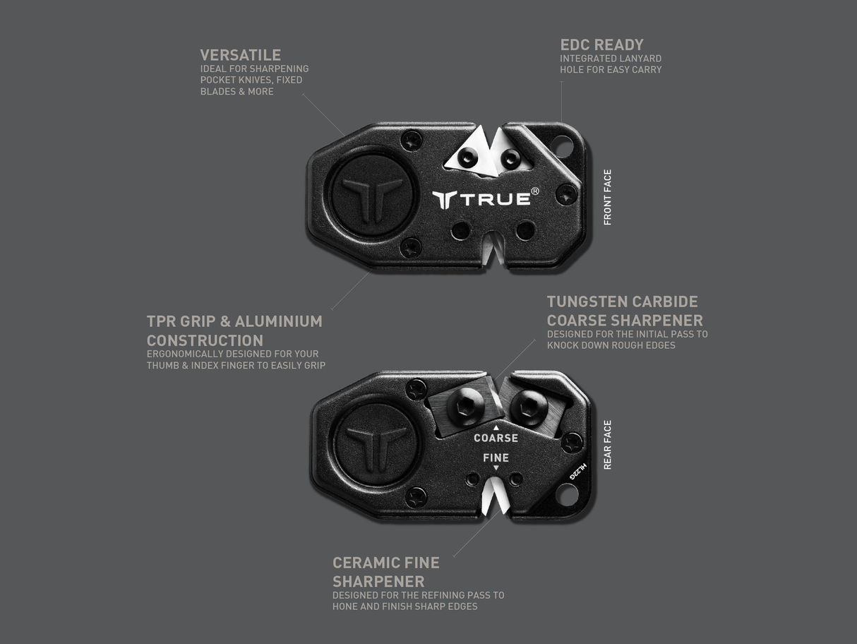 True Utility Knife Sharpener Pocket Sharpener