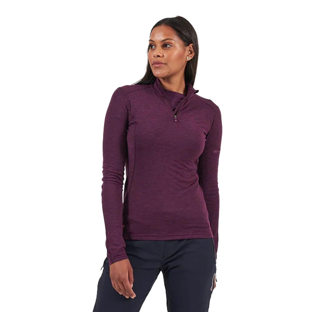 Montane Women's Primino 220 Zip Neck Top