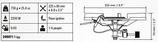 Primus Frigg Stove Robust Propane Burner