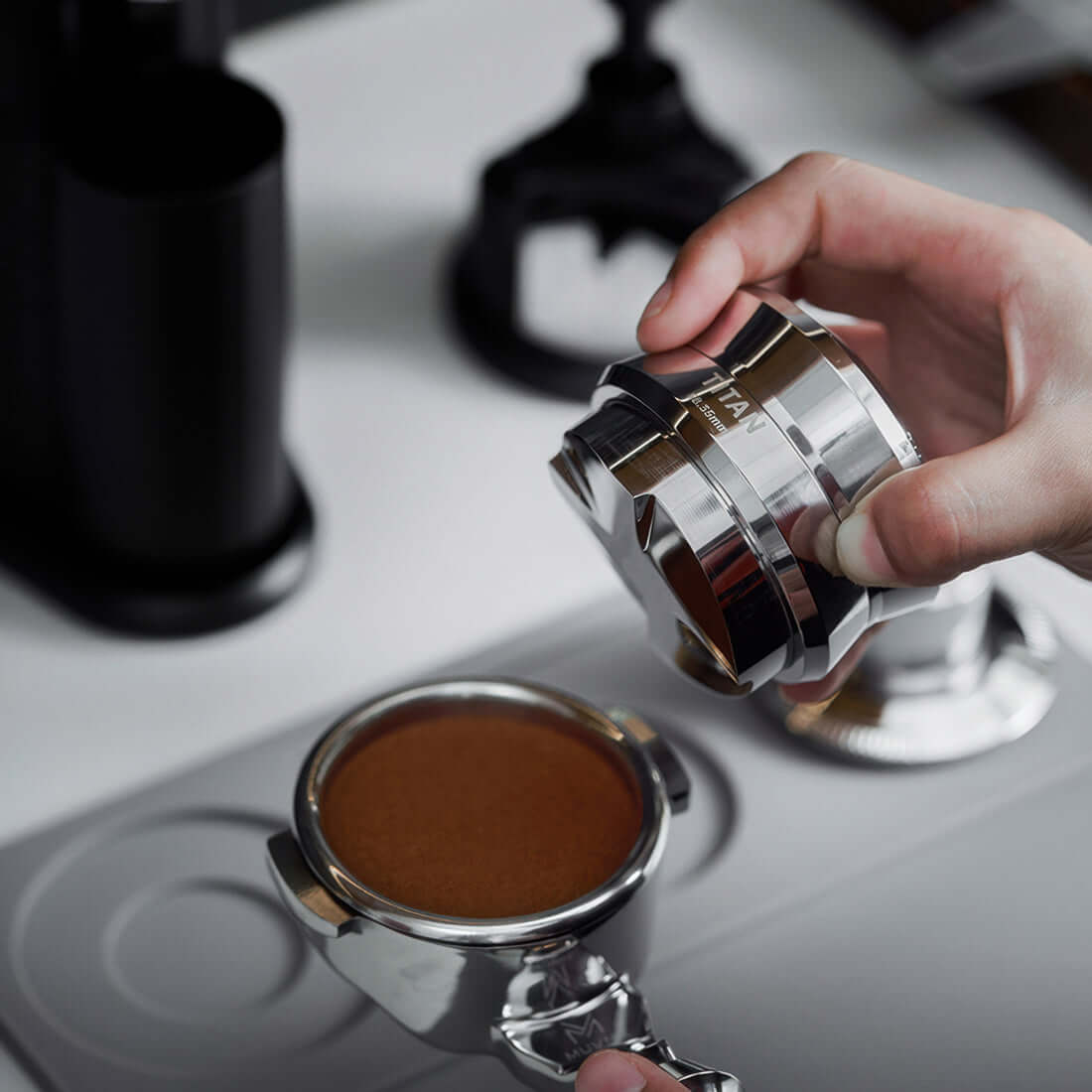 Muvna Titan Distributor 58mm Adjustable Coffee Leveler