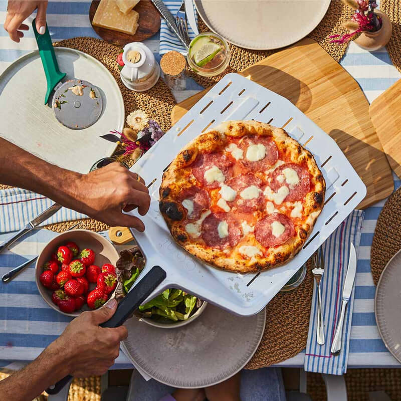 Ooni Perforated Pizza Peel - Lightweight Anodized Aluminum