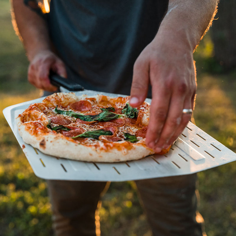 Ooni Perforated Pizza Peel - Lightweight Anodized Aluminum