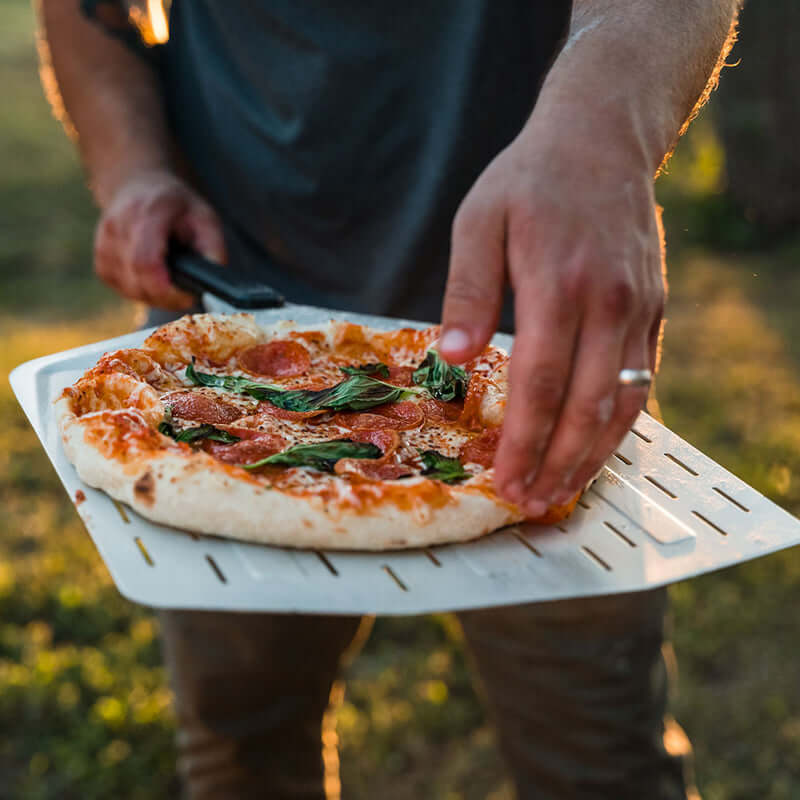 Ooni Perforated Pizza Peel - Lightweight Anodized Aluminum