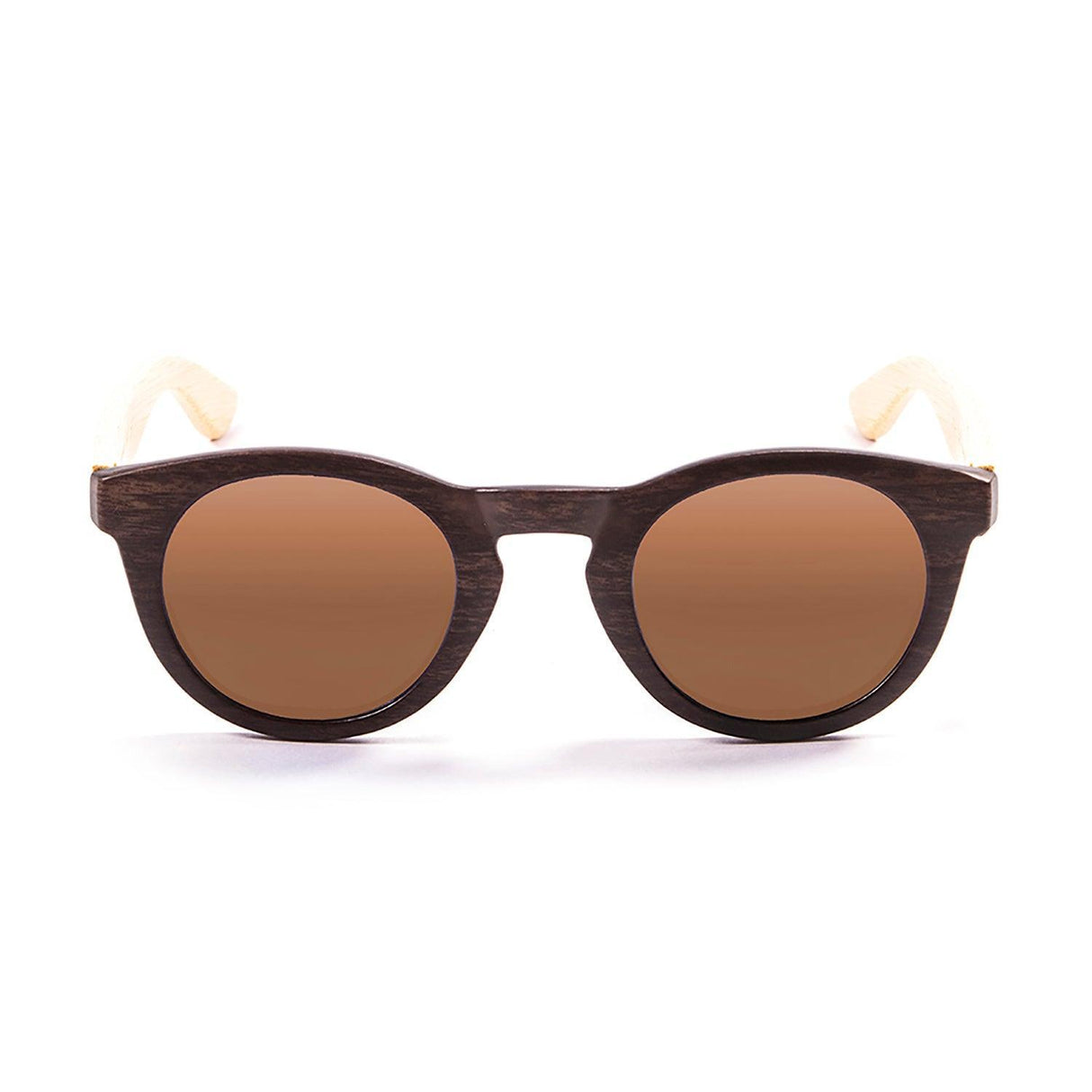 San Francisco Wood Round Designer Sunglasses