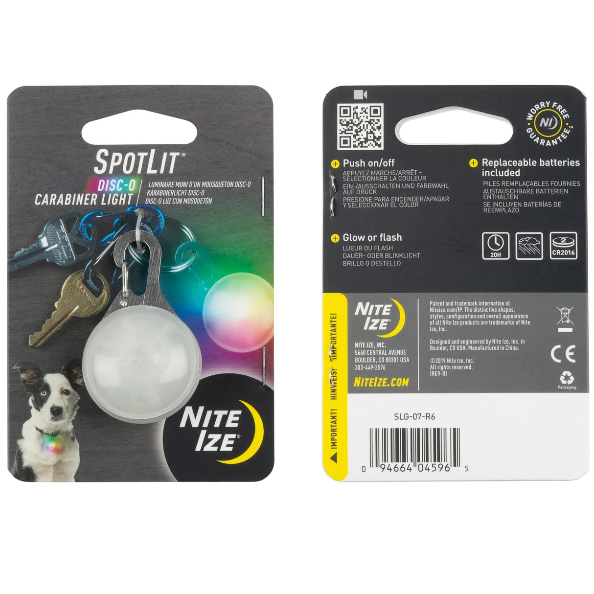 Nite Ize Spotlit LED Carabiner Light Disc-O