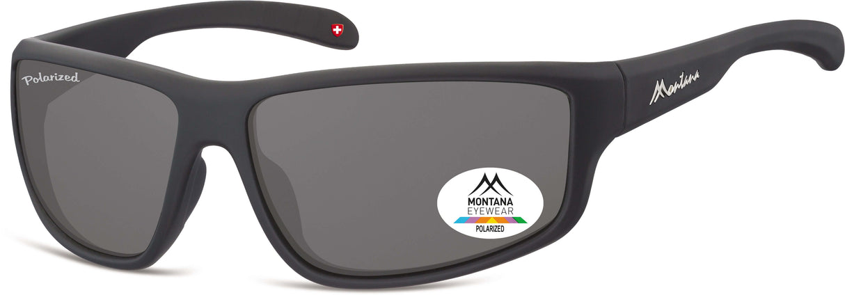 Polarized Lenses Rubbertouch Sport Sunglasses