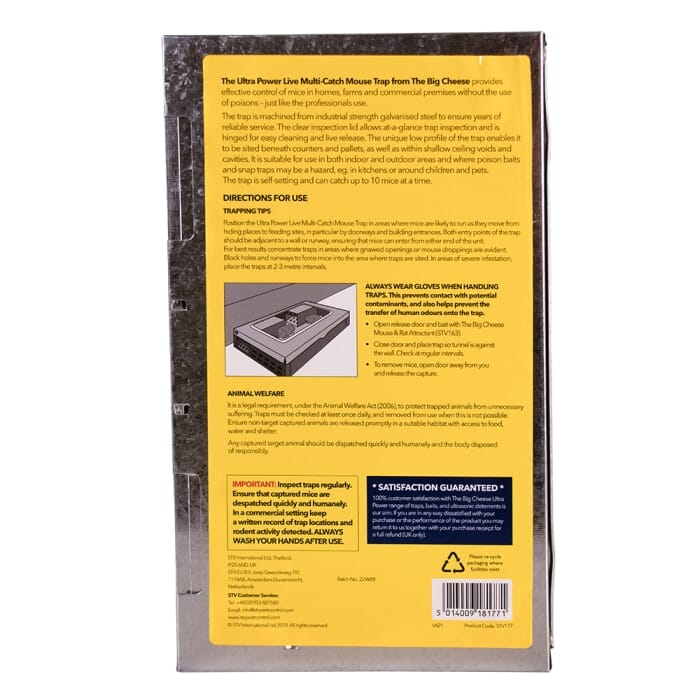 Live Multi-Catch Mouse Trap (Metal)