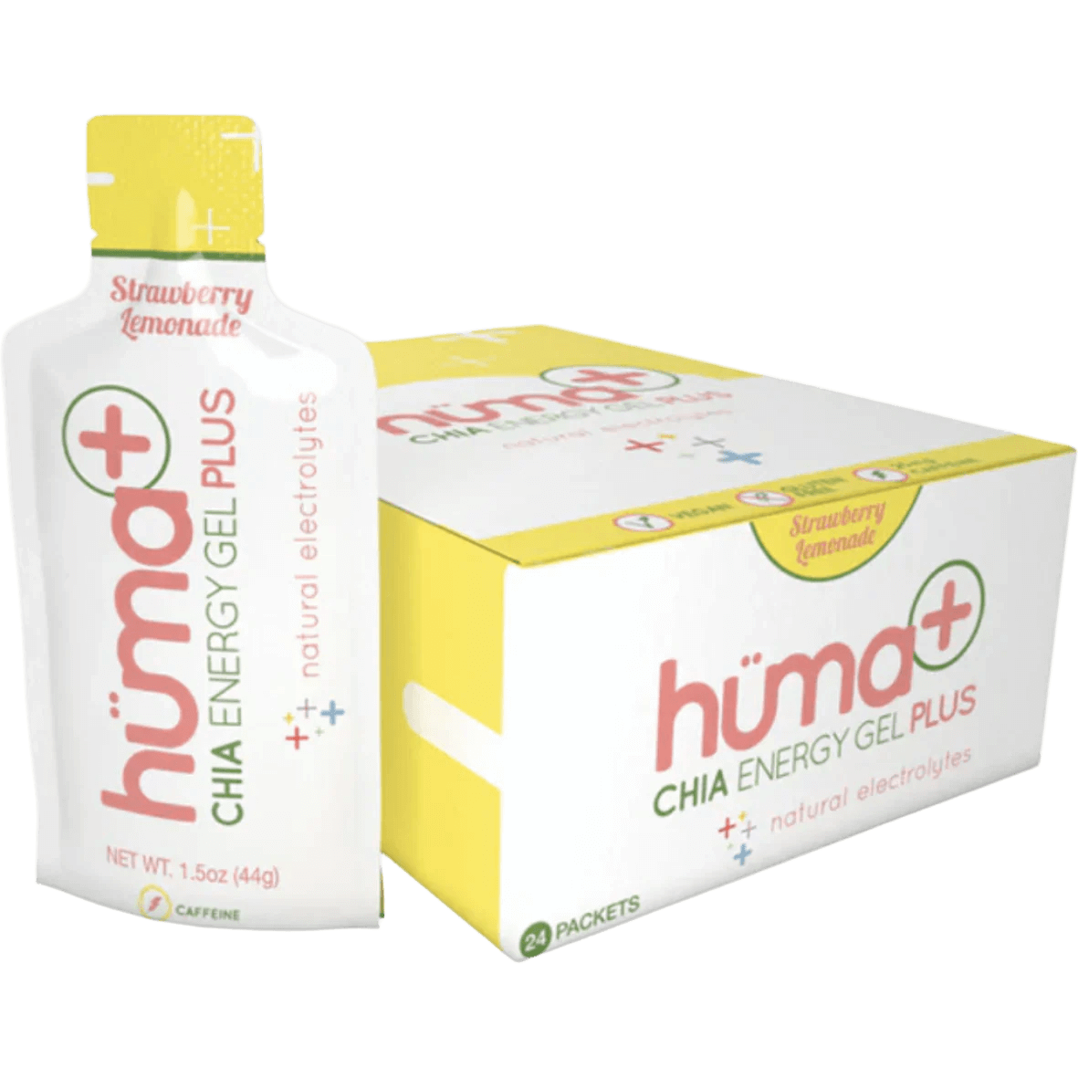 Huma Chia Energy Gel Plus - Strawberry Lemonade - 44g