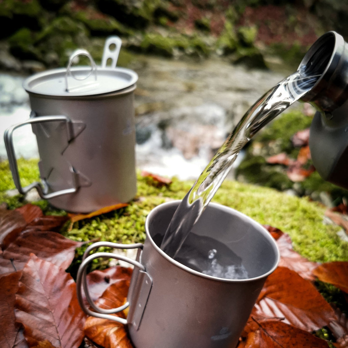 Ultralight Titanium Cup with Lid