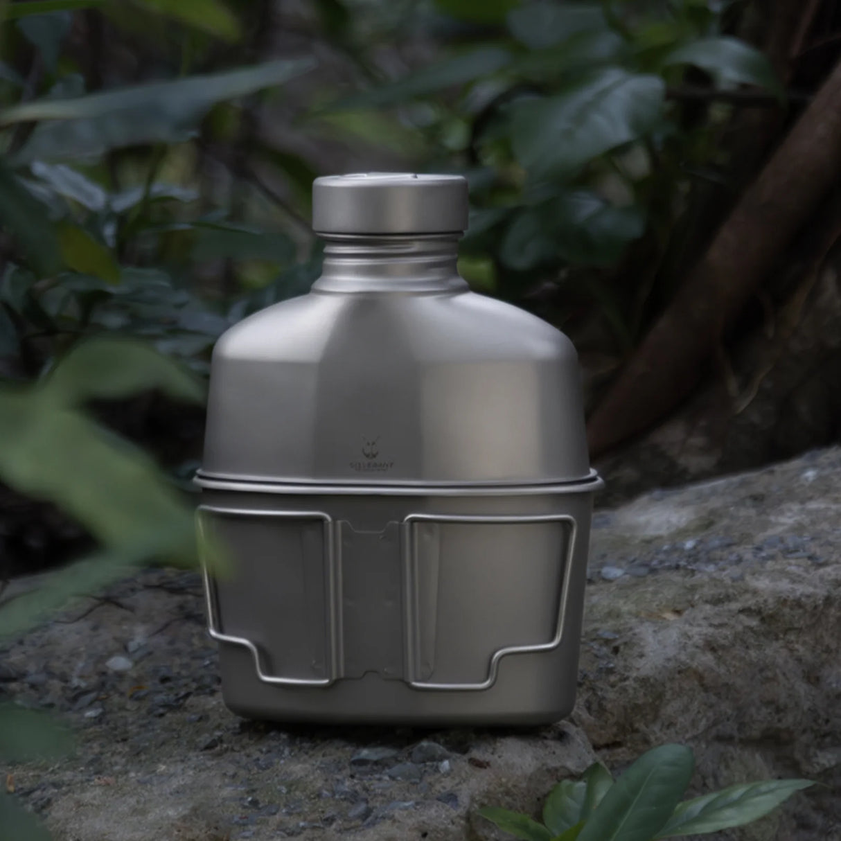 Titanium Canteen Military Mess Kit - 34 oz / 1 L