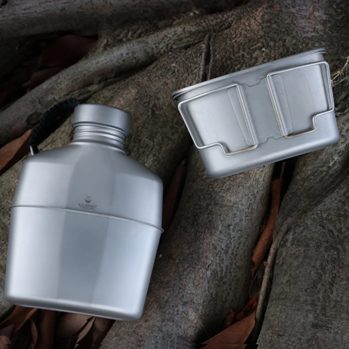 Titanium Canteen Military Mess Kit - 34 oz / 1 L