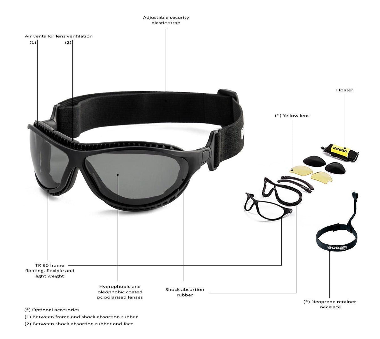 Polarized Tierra de Fuego Sport Goggles
