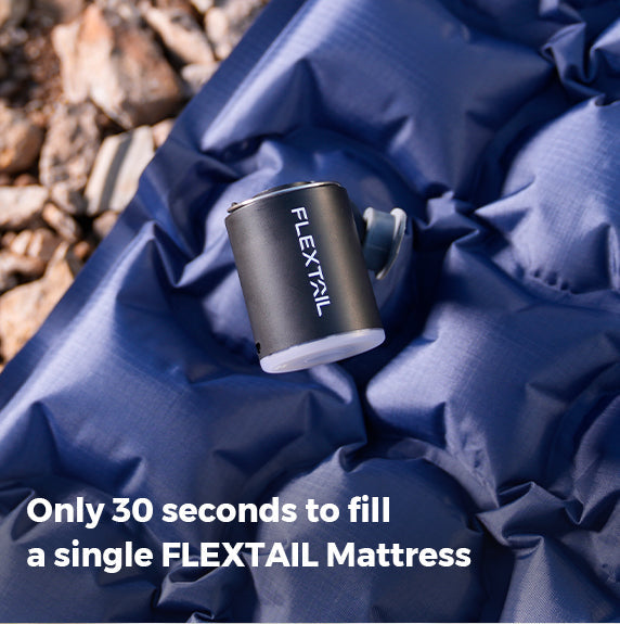 Flextail Tiny Pump X 2024 Mini Camping Mattress Inflator