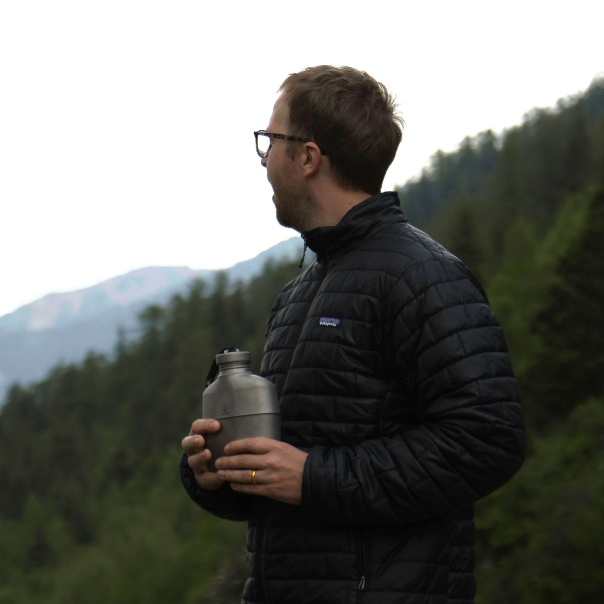 Titanium Canteen Military Mess Kit - 34 oz / 1 L