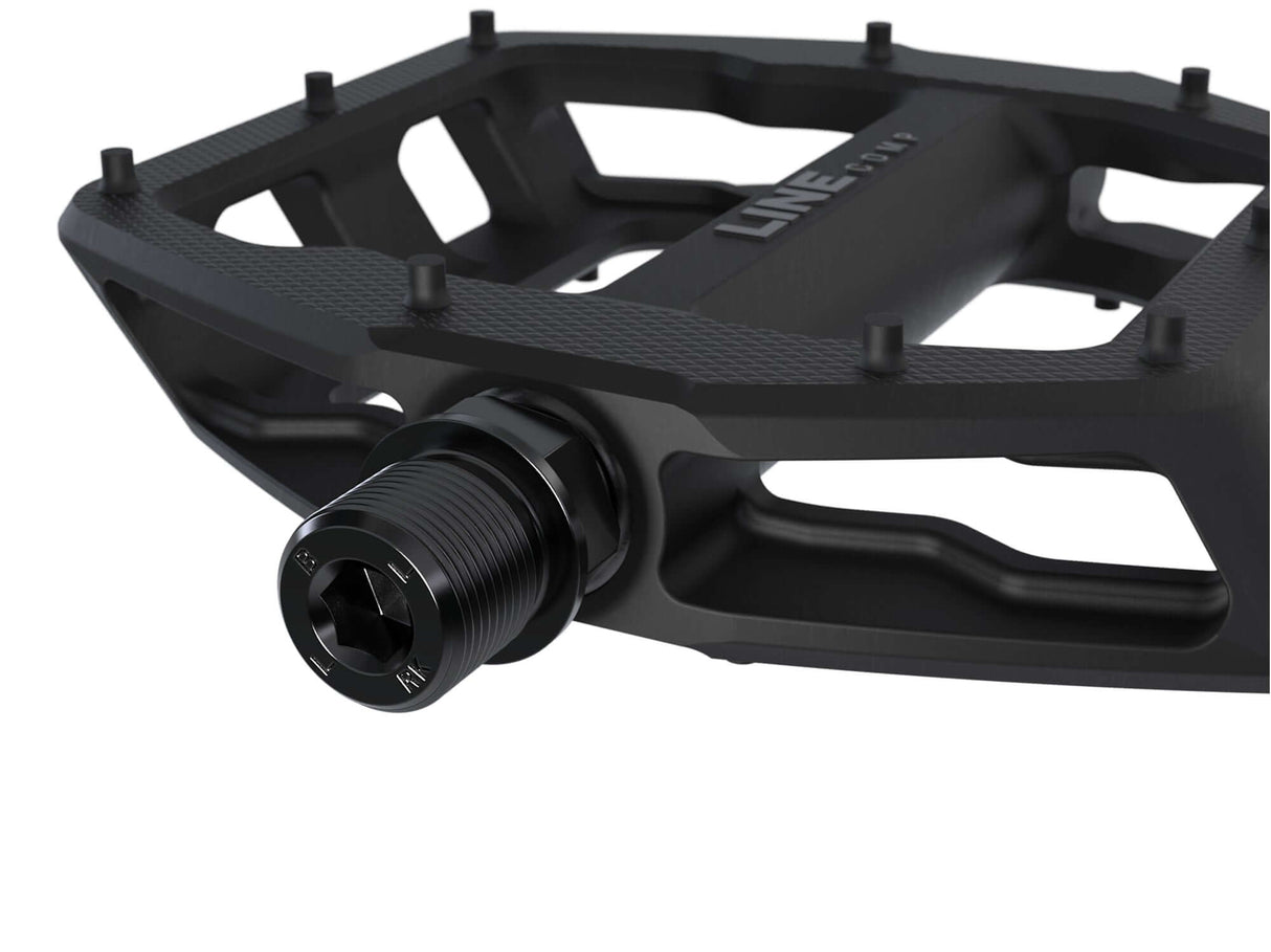 Line Comp Flat Pedal Set - Matte Black
