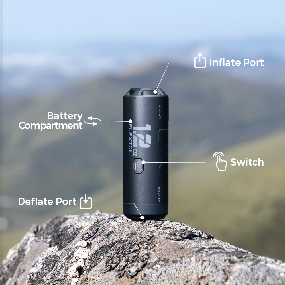 Flextail Zero Pump Air Mattress Inflator for Travel