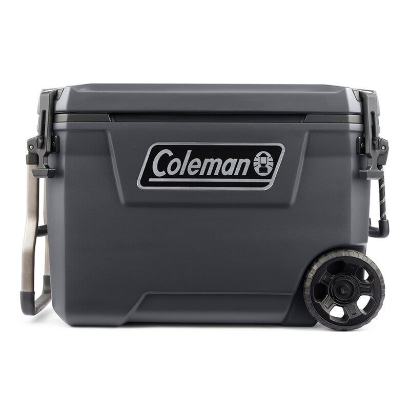 Coleman Convoy Wheeled Icebox Cooler - 65Qt / 61L with wheels for easy transport.