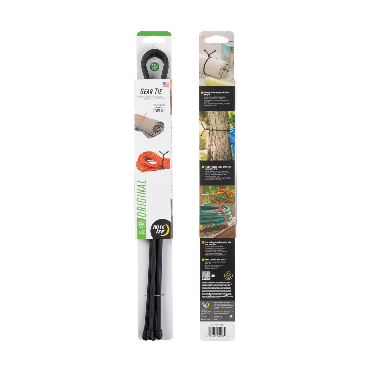 Gear Tie Original Reusable Rubber Twist Tie