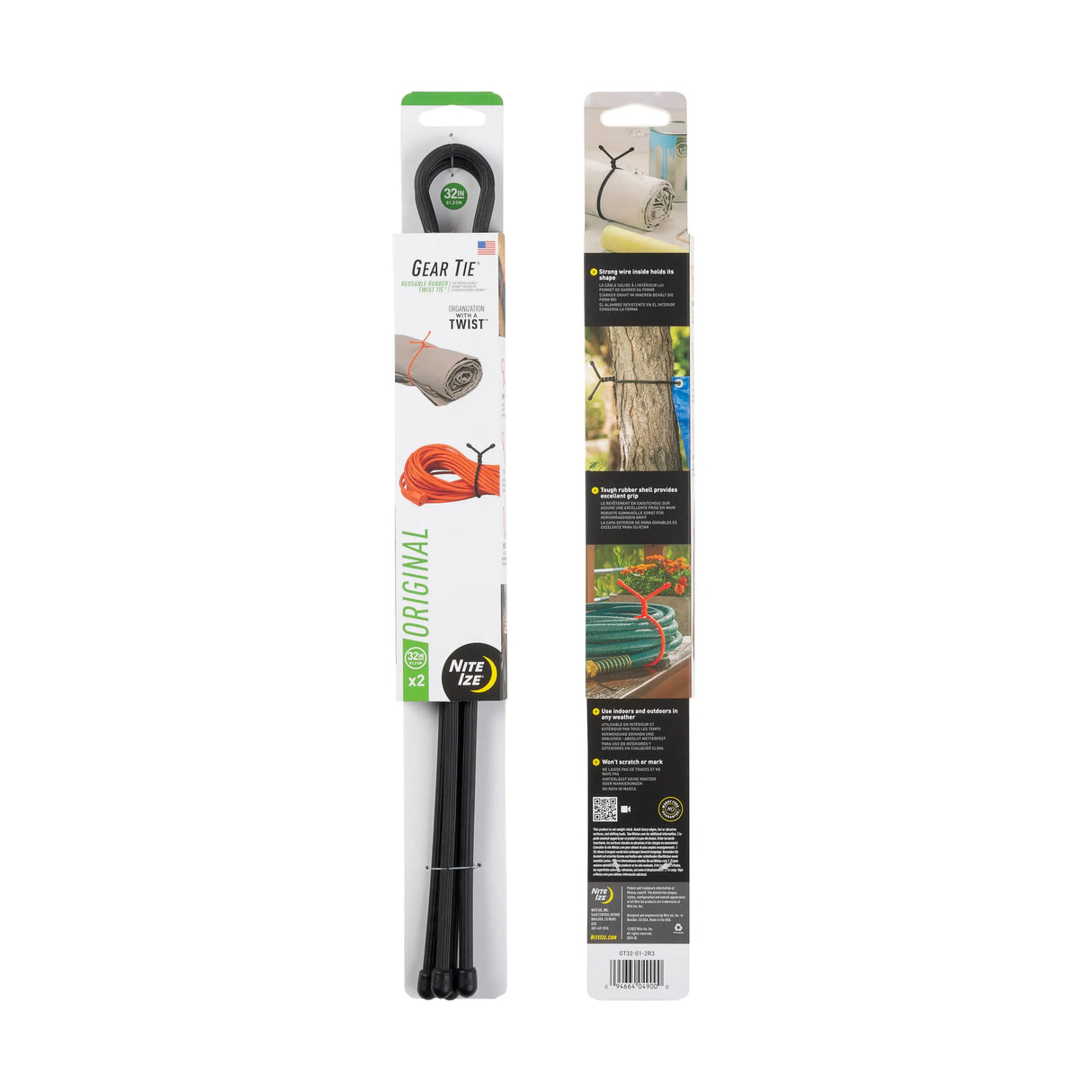 Gear Tie Original Reusable Rubber Twist Tie