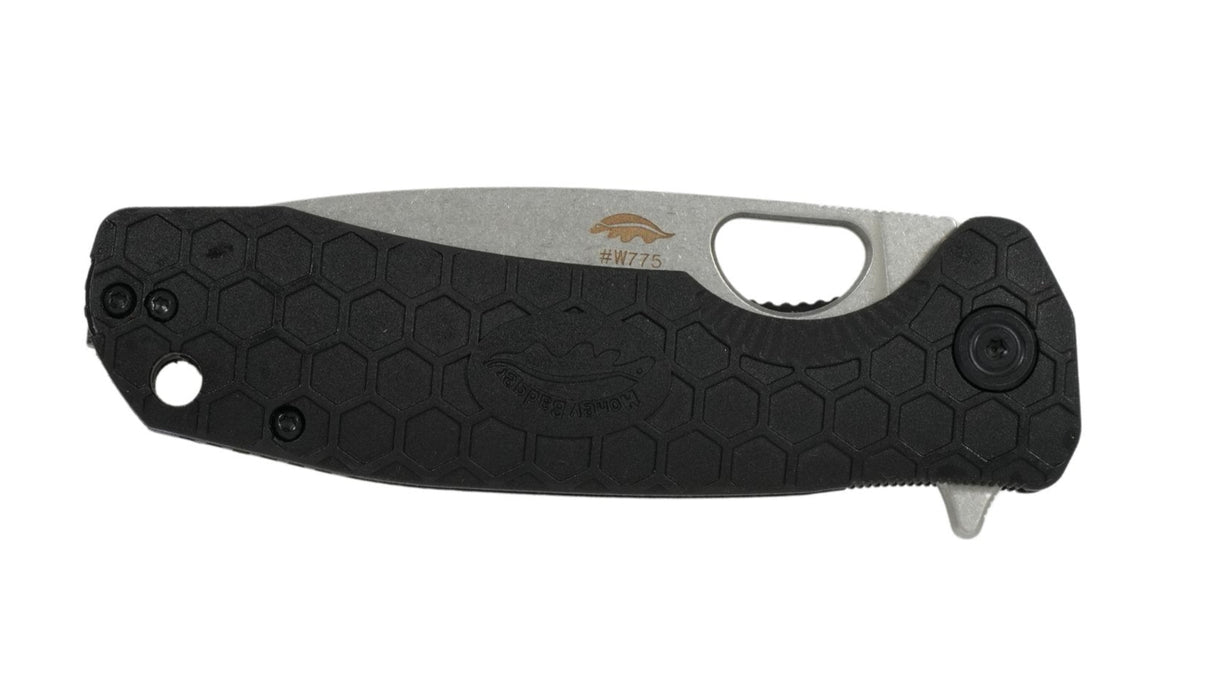 Limited Edition Large Black Drop Point Knife - D2 Steel