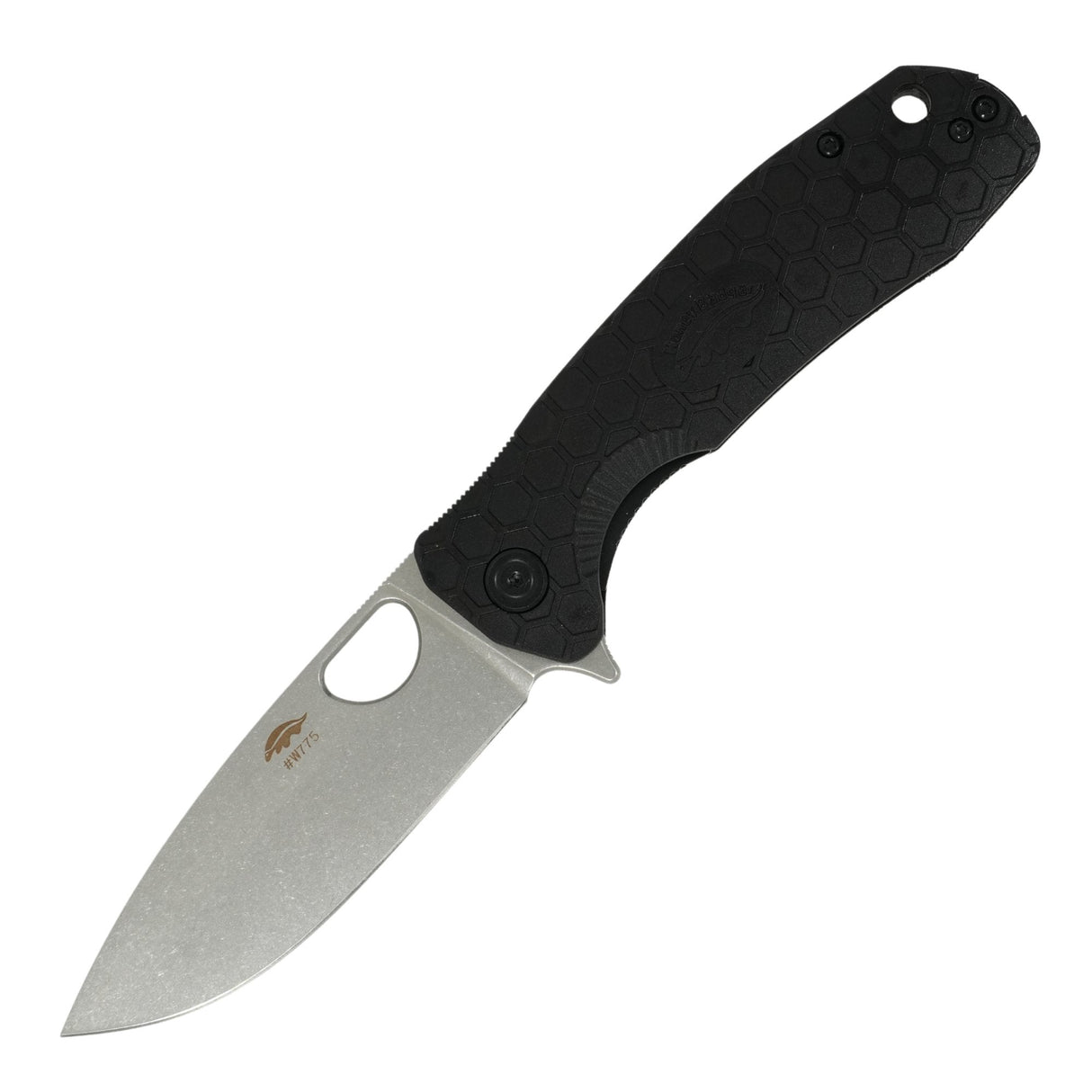 Limited Edition Large Black Drop Point Knife - D2 Steel